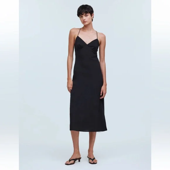 Madewell The Layton Midi Slip Dress Size 10 - Picture 1 of 7